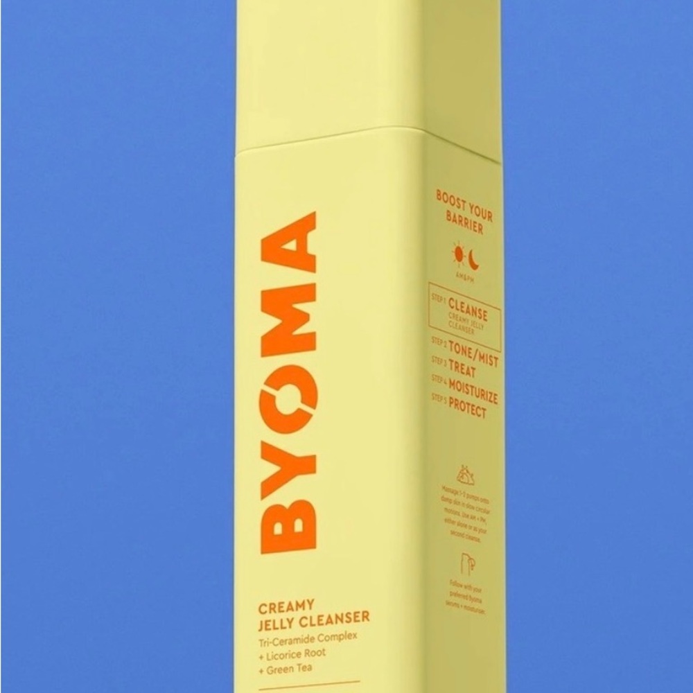 BYOMA Creamy Jelly Cleanser — Moisturizer Cleanse & Soothe in 175ml Brand New